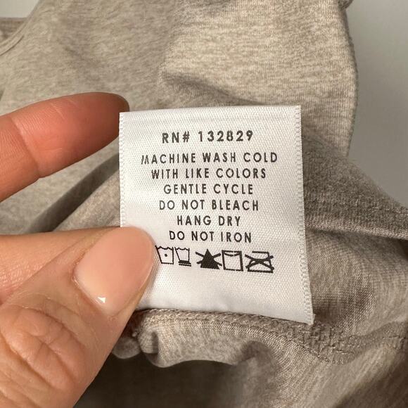 WellBeing + BeingWell Tan Cropped Athletic Tank Top Women's XL - Picture 5 of 5